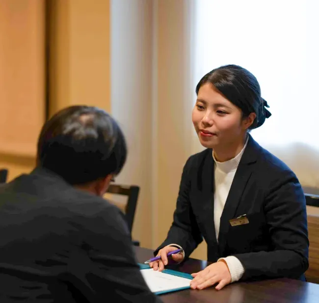 事前相談の様子