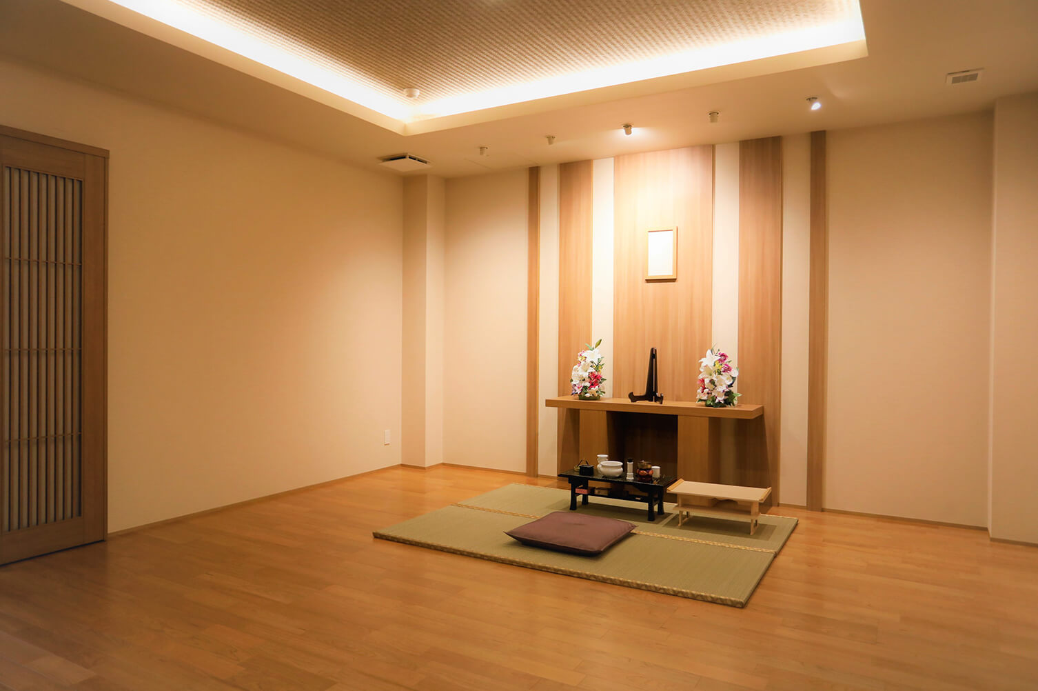 シンプルな葬儀場